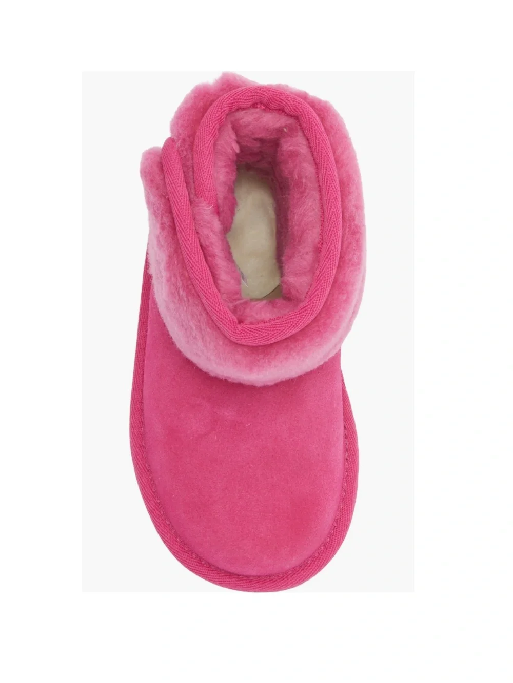 UGG Kids Classic Joan Luxury Winter Boot Dark Peony Pink Baby Girl Walker Size 6
